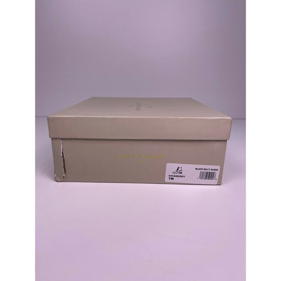 Marc Fisher Micasside Studded Black Suede Lace Up Booties Women’s Sz 7 New W Box - Picture 10 of 11